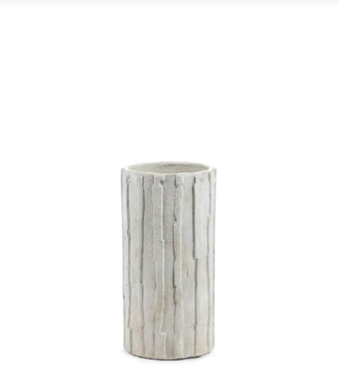 Serax Bloempot Ribbel Wit-Off White D 20 cm H 40 cm