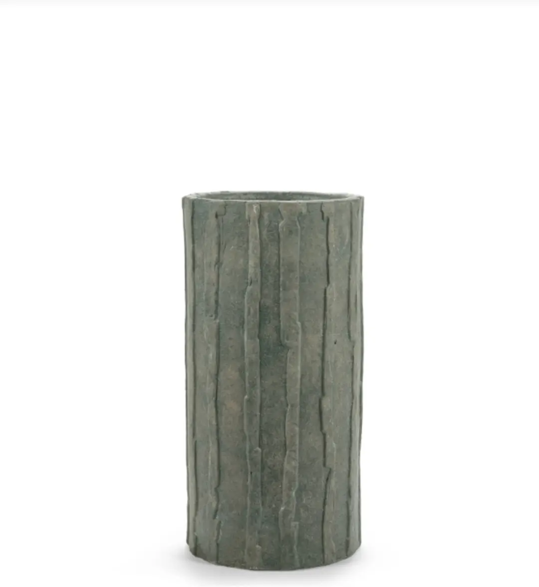Serax Bloempot Ribbel Groen-Donker Groen D 30 cm H 60 cm