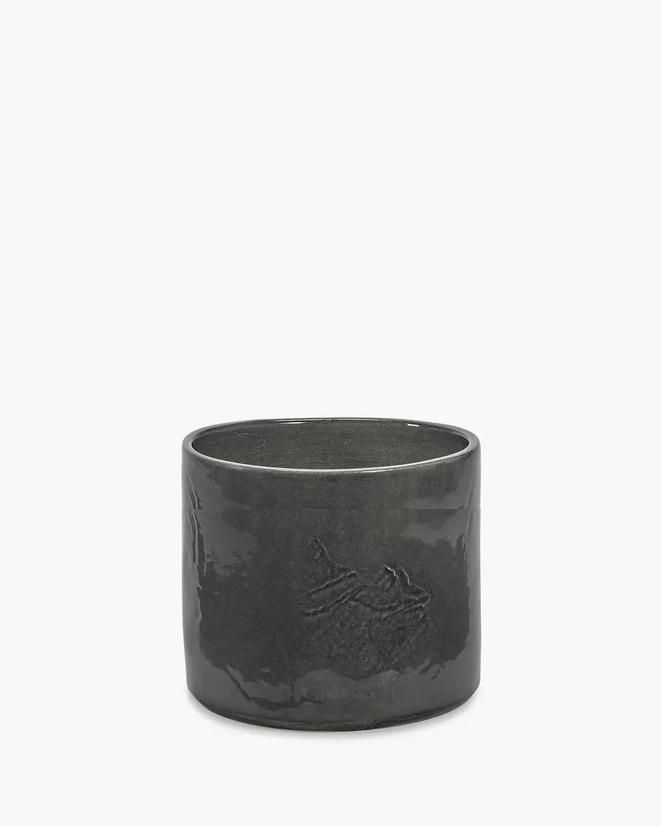 Serax Vincent Van Duysen Vaso bloempot D22cm H19cm anthracite