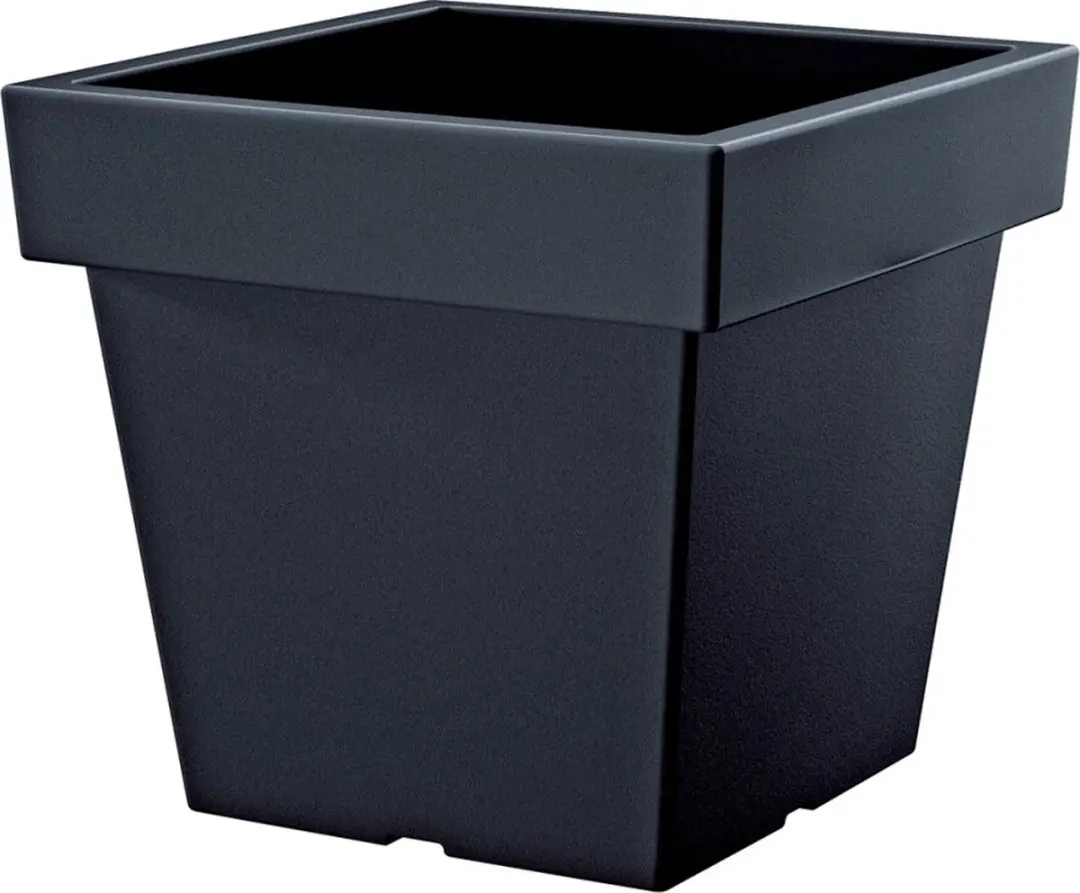 Prosperplast Lofly Square Low Bloempot 28,9cm - Antraciet - afbeelding 3 van 3