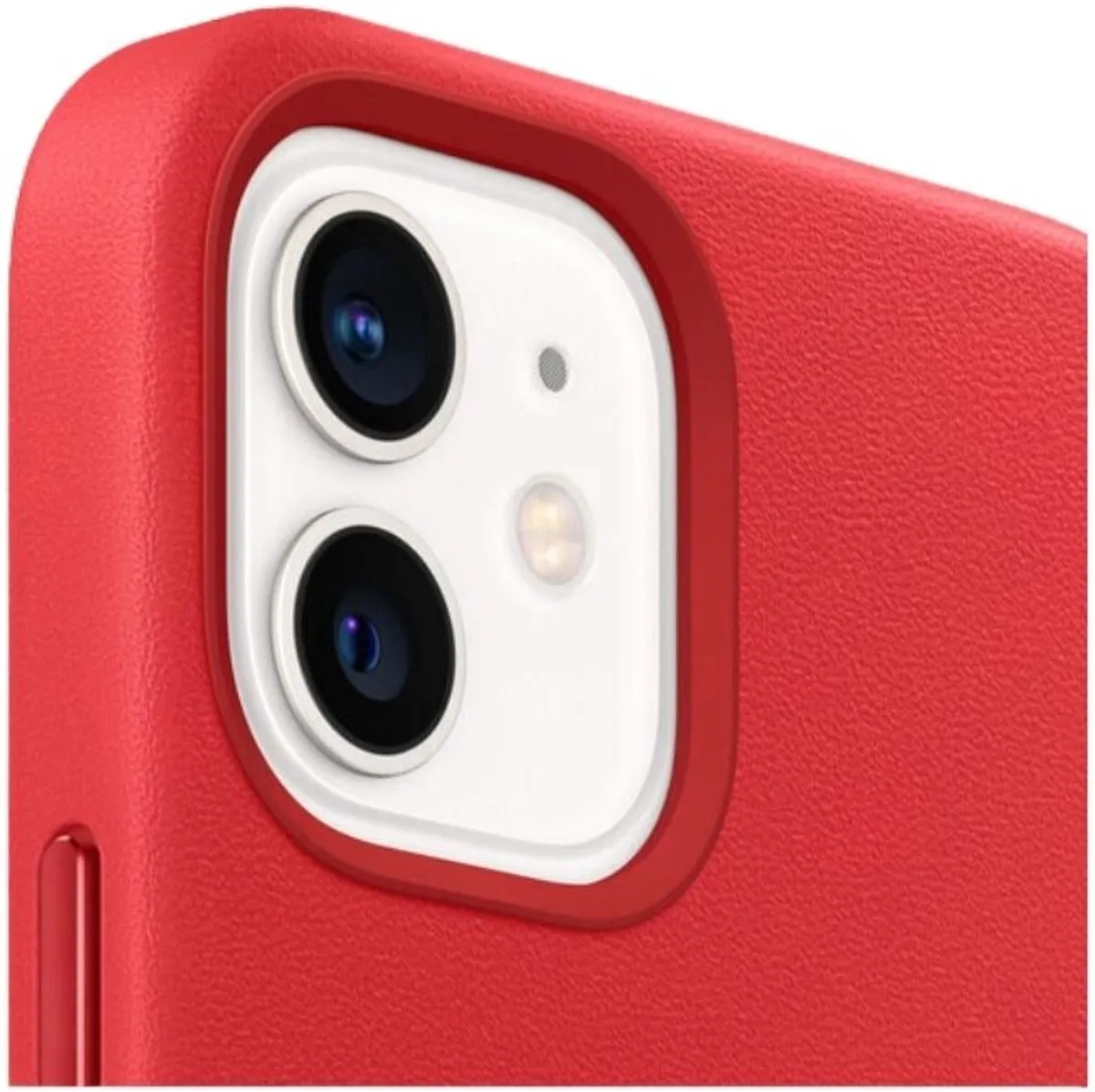 Apple Leren Back Cover iPhone 12 Mini MHK73ZE/A - Rood