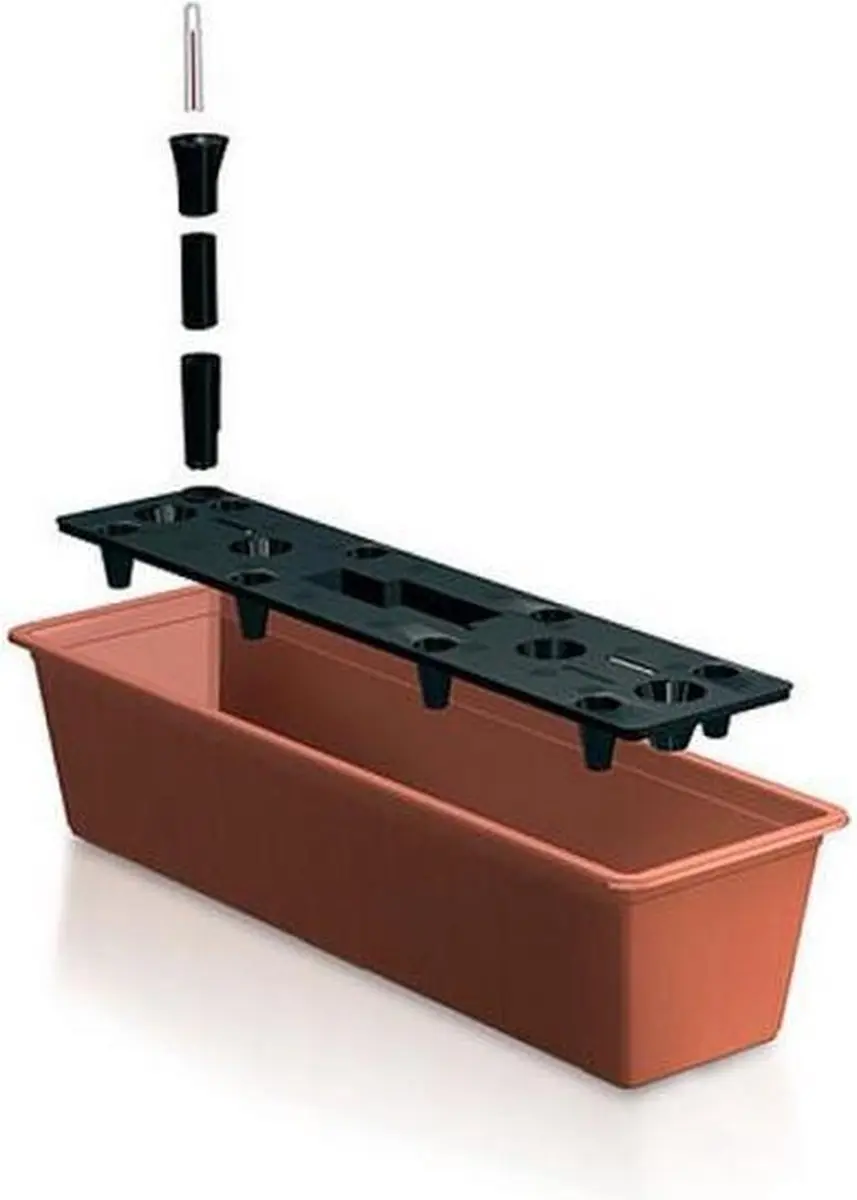 Prosperplast Balcony Can Bloembak 11L - Terracotta - afbeelding 6 van 6