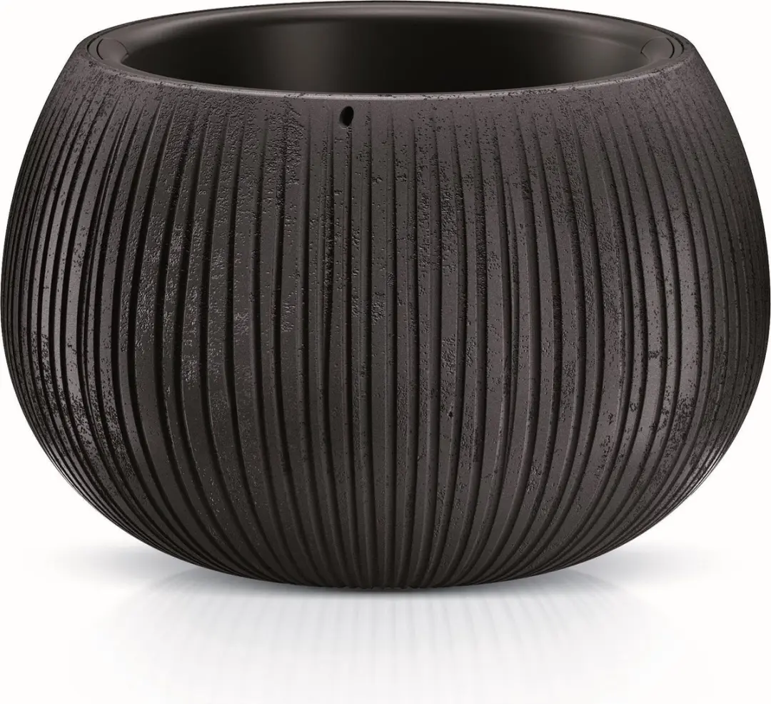 Bloemschaal Plantschaal Beton Bowl 37cm BETON ZWART Prosperplast
