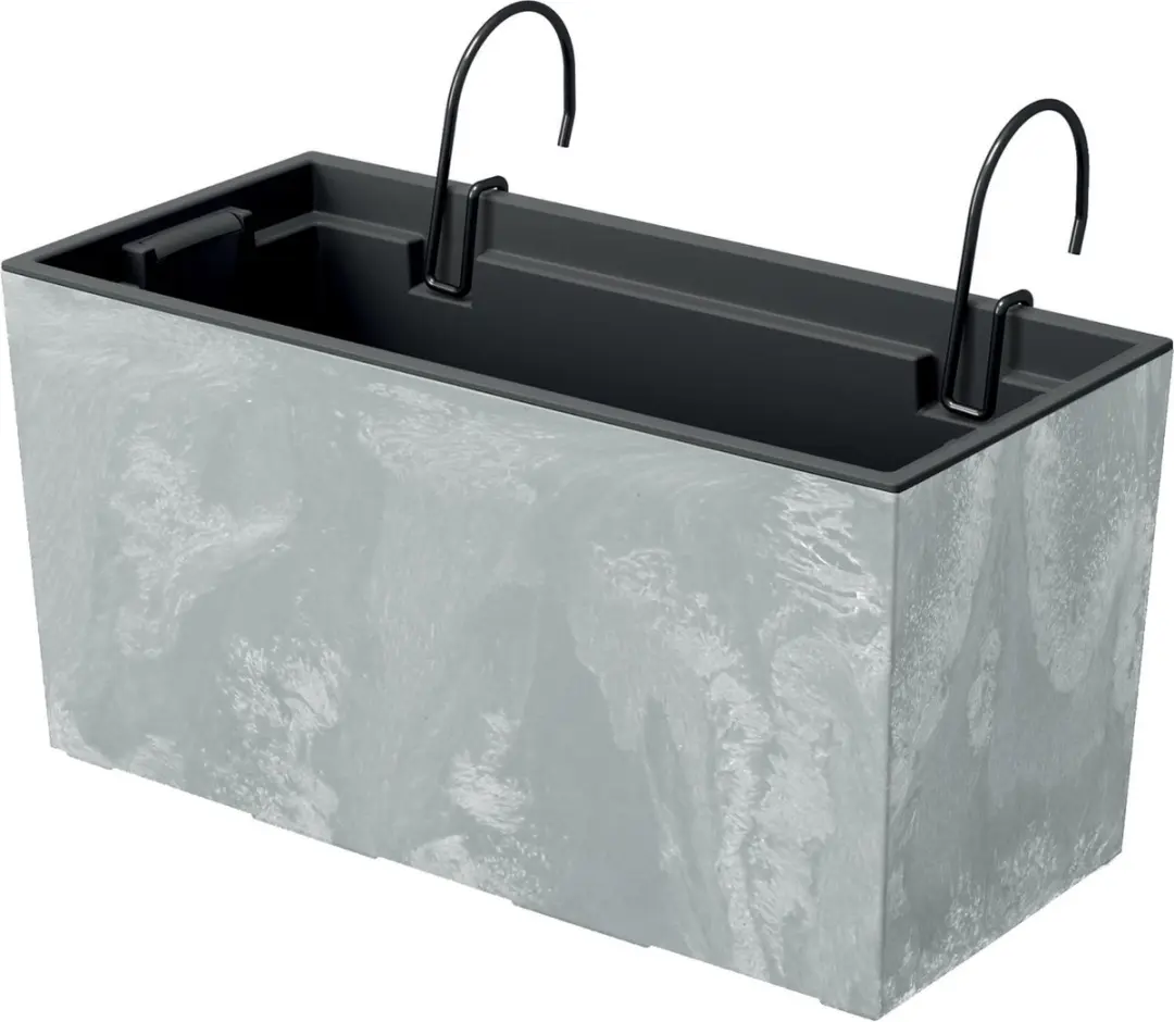 Prosperplast Urbi Case Balkonbak Beton 39,5x18,5cm - afbeelding 2 van 2