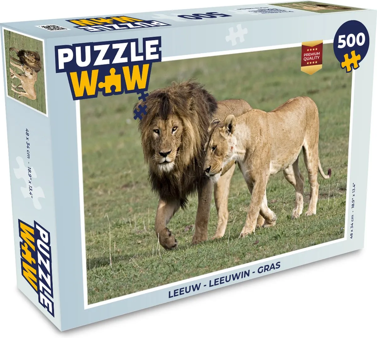 PuzzleWow Leeuwin Legpuzzel 500 Stuks