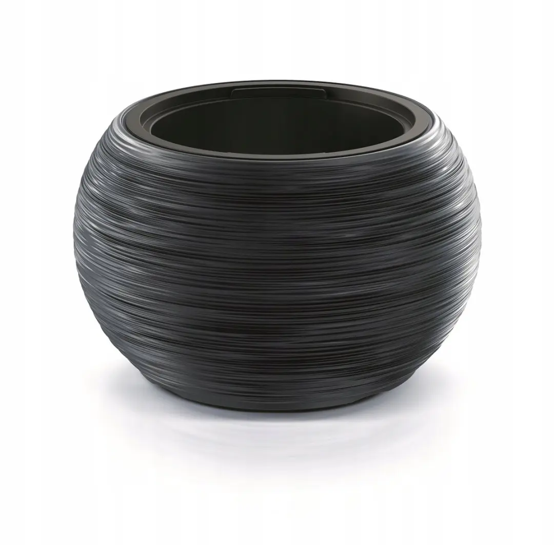 Prosperplast Furu Bowl Pot - Antraciet Ø37,8cm - afbeelding 2 van 5