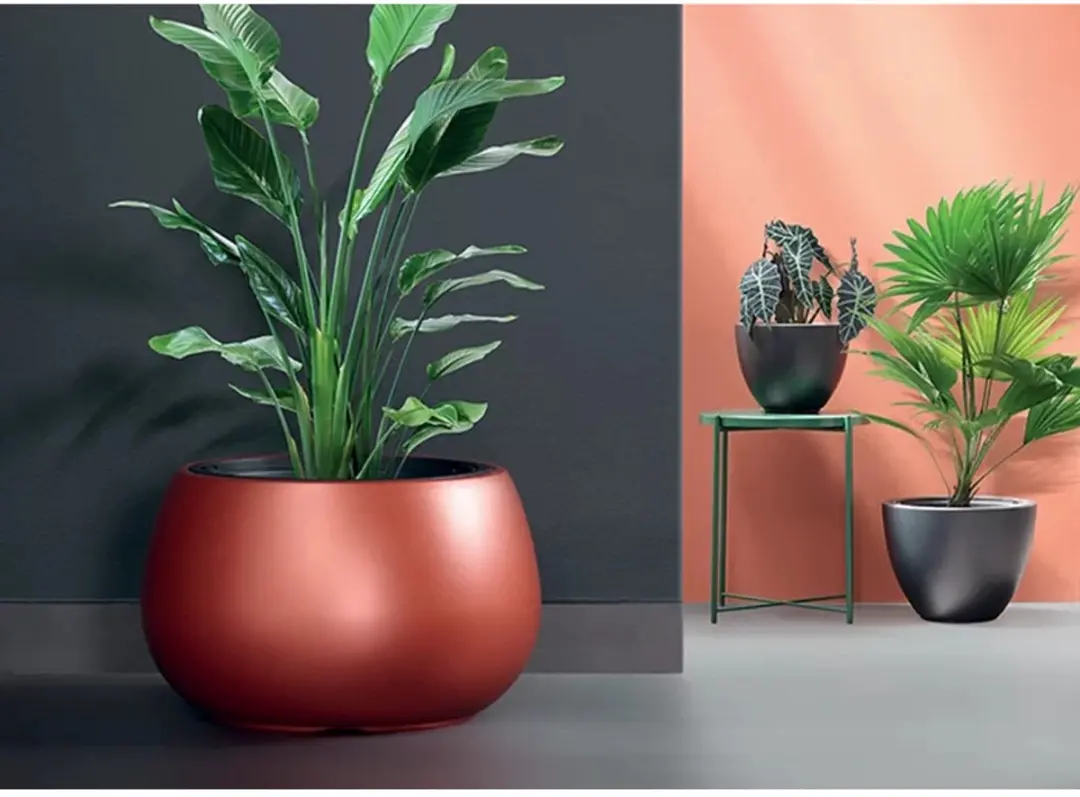 Prosperplast Heos Plantenpot 84L - Antraciet - afbeelding 2 van 2