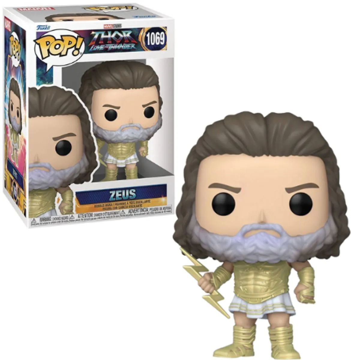 Marvel Funko POP! Thor Love & Thunder Zeus 65011 - Multicolor - afbeelding 6 van 6