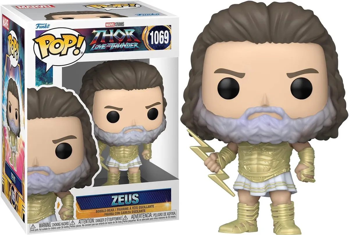 Marvel Funko POP! Thor Love & Thunder Zeus 65011 - Multicolor