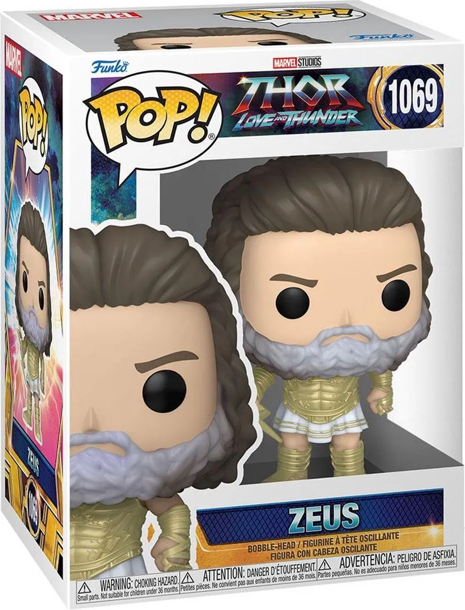 Marvel Funko POP! Thor Love & Thunder Zeus 65011 - Multicolor