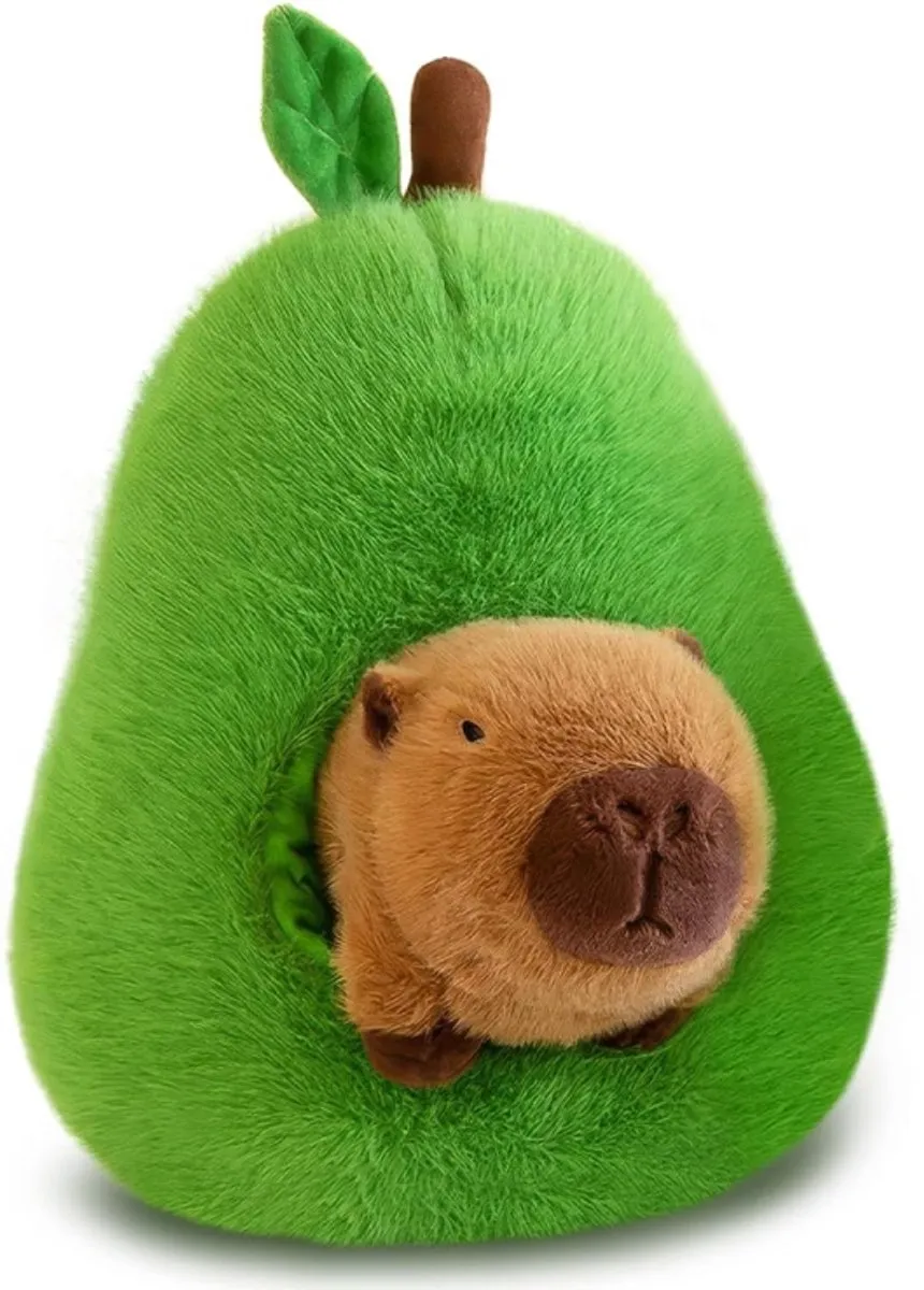 Topknuffels Capibara Peer Pluche Knuffel 30cm