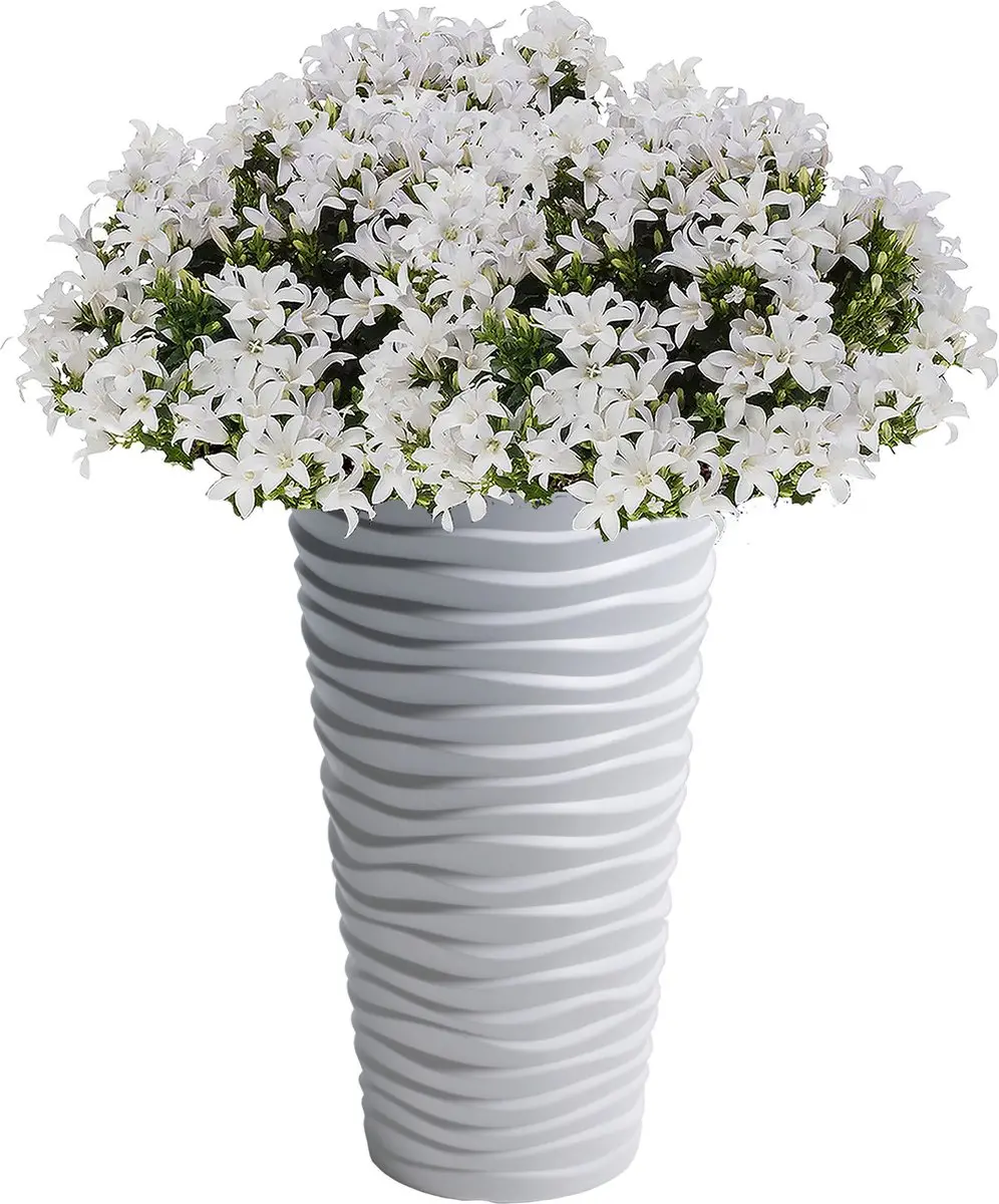 Prosperplast Sand Bloempot D35 x H62cm Wit - afbeelding 2 van 6
