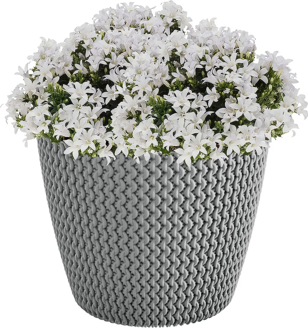 Prosperplast Splofy Bloempot 26cm - Lichtgrijs - afbeelding 2 van 5