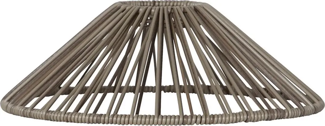 Star Trading lampenkap Vide, rotan, beige, E27, buiten, ? 25 cm