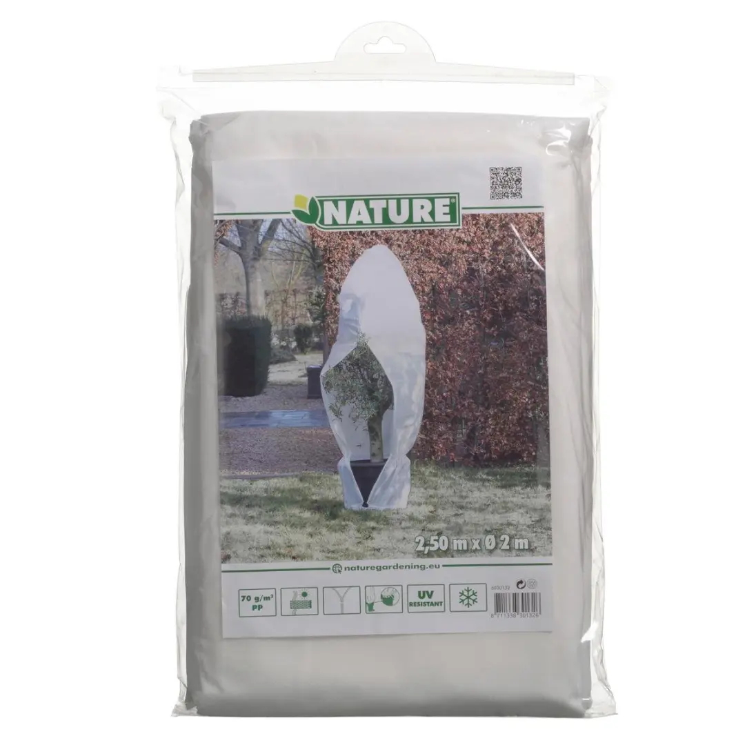 Nature Winterafdekhoes Ø250cm Wit - afbeelding 5 van 6