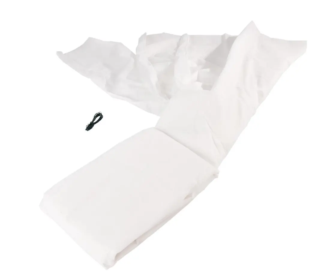 Nature Winterafdekhoes Ø250cm Wit - afbeelding 3 van 6