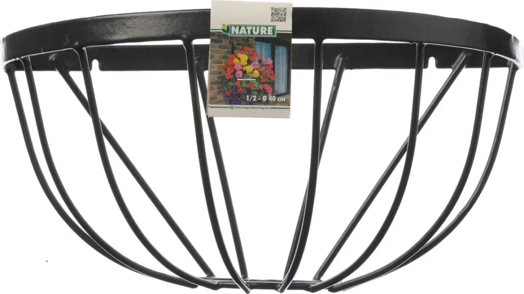 Nature Hangmand Smeedijzer 40cm - Zwart - afbeelding 3 van 5