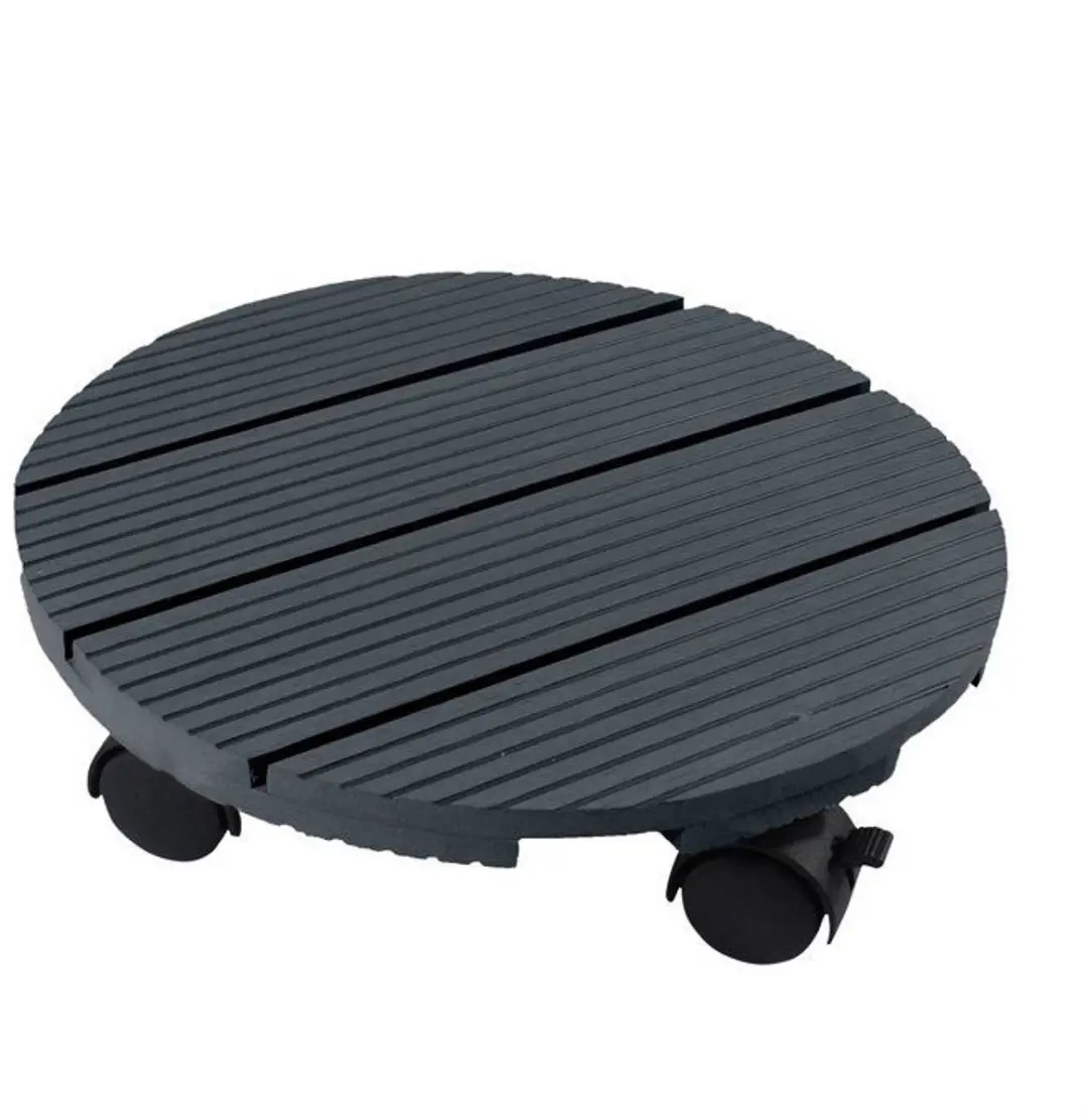 Nature Planttrolley WPC Ø30cm Antraciet
