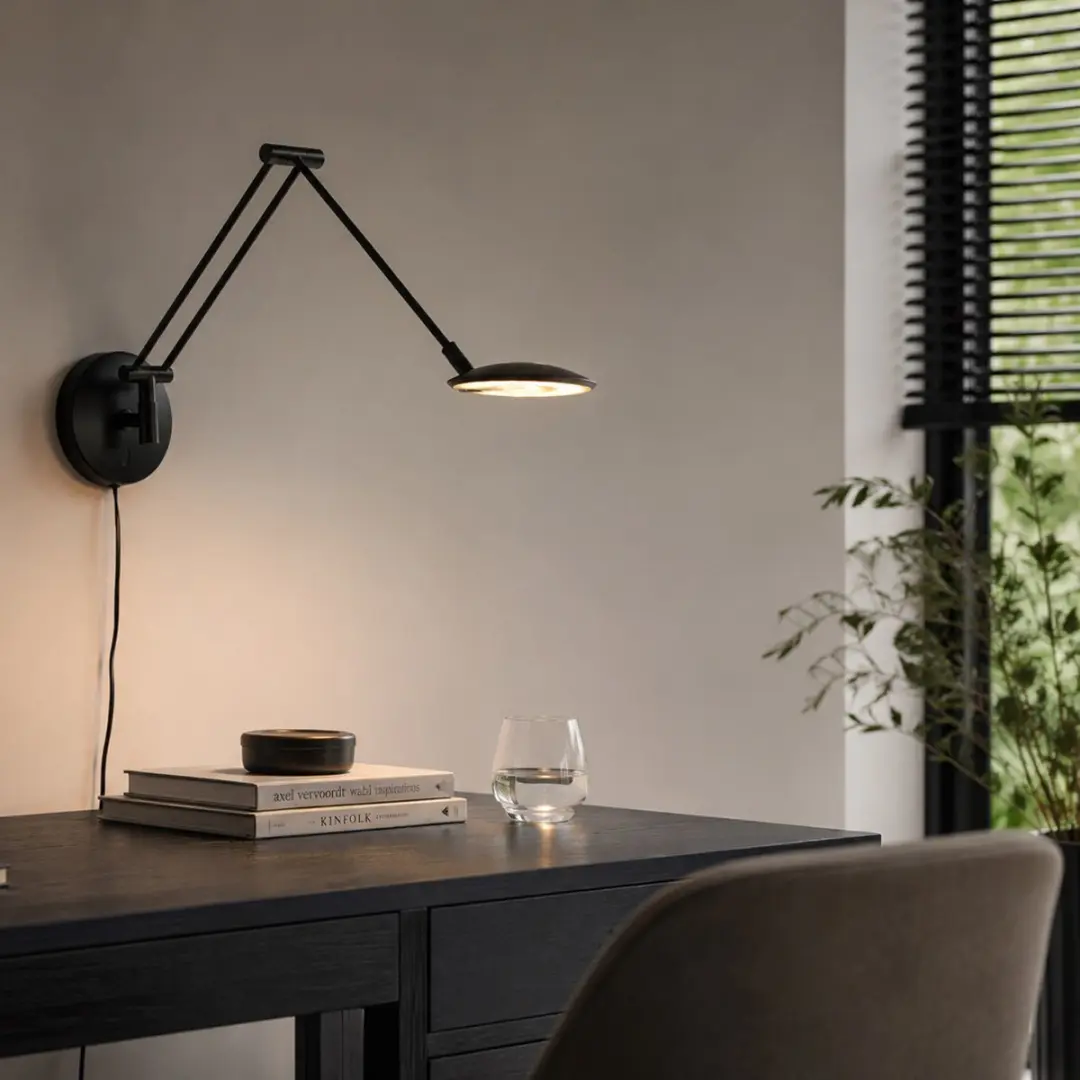 Steinhauer Zenith 2 LED Wandlamp - Zwart - afbeelding 5 van 6