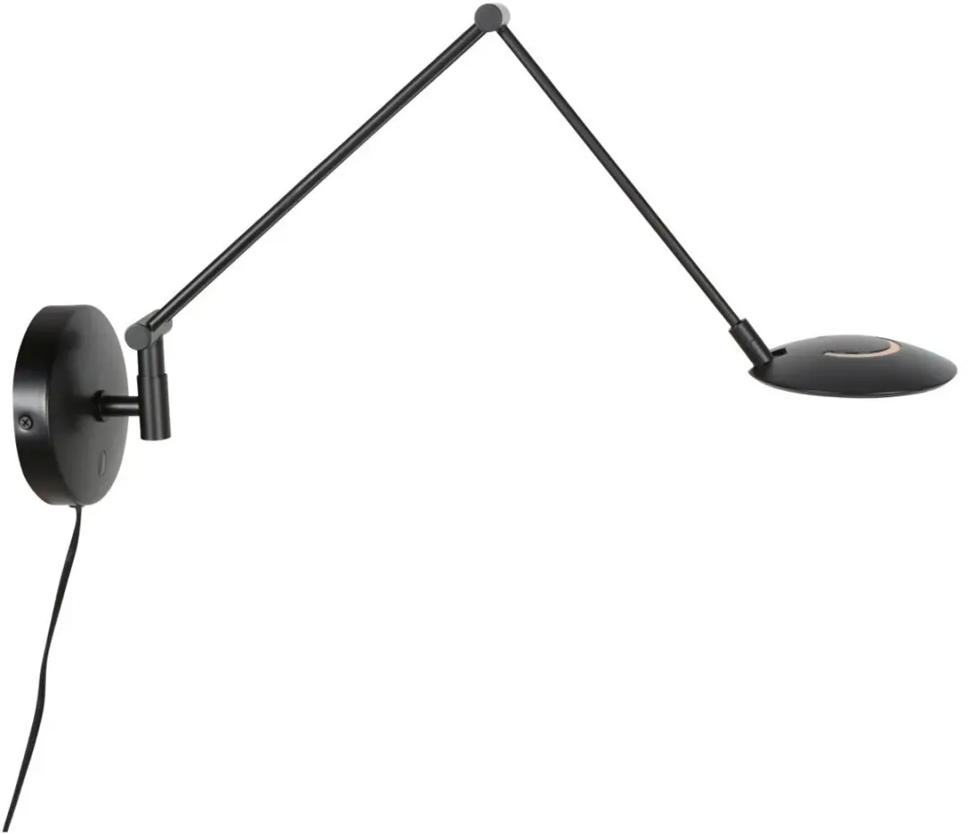 Steinhauer Zenith 2 LED Wandlamp - Zwart - afbeelding 2 van 6
