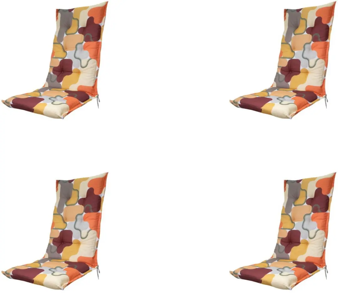 Tuinkussen hoog ca. 123x50 cm Grafi bordo (4 stuks) Madison