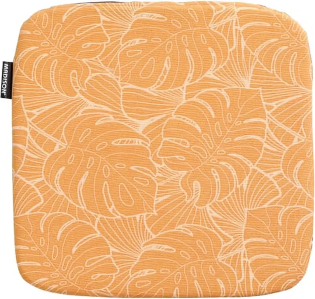 Madison Zitkussen 40×40 cm outdoor Palm yellow