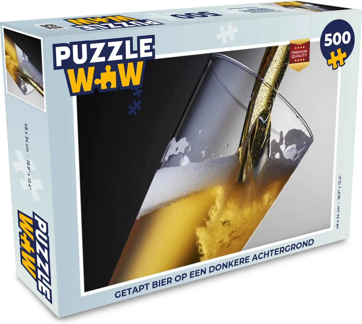 PuzzleWow Legpuzzel 500 Stuks - Multicolor