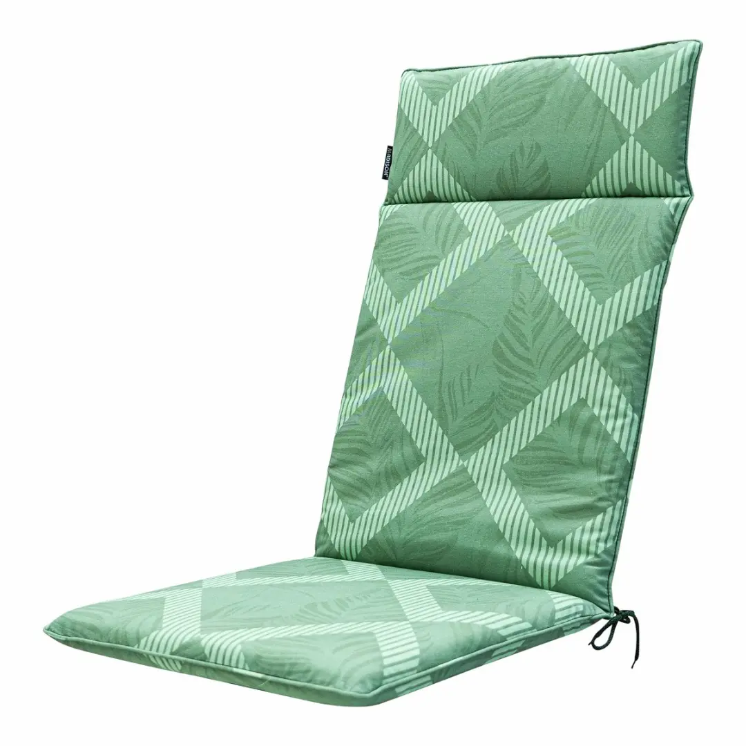 Madison Tuinstoelkussen hoge rug 50x120 cm Demi green natural outdoor finishing