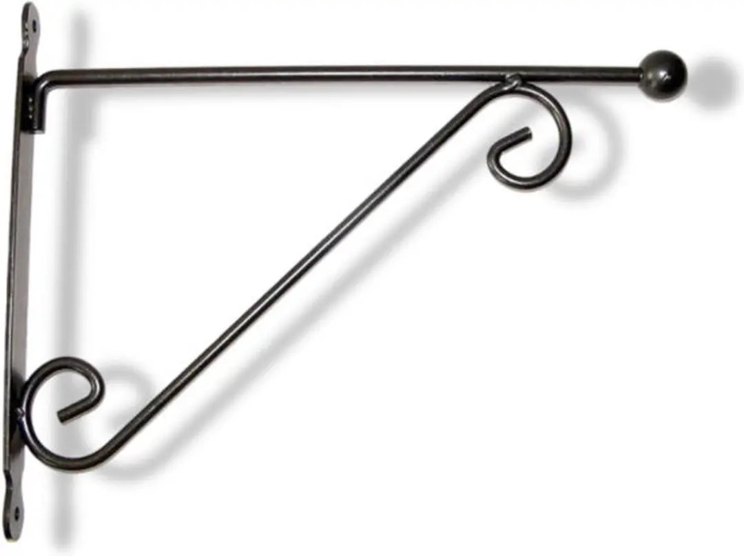 Esschert Design Hanging Basket Haak - 30,6cm - Zwart - afbeelding 2 van 2