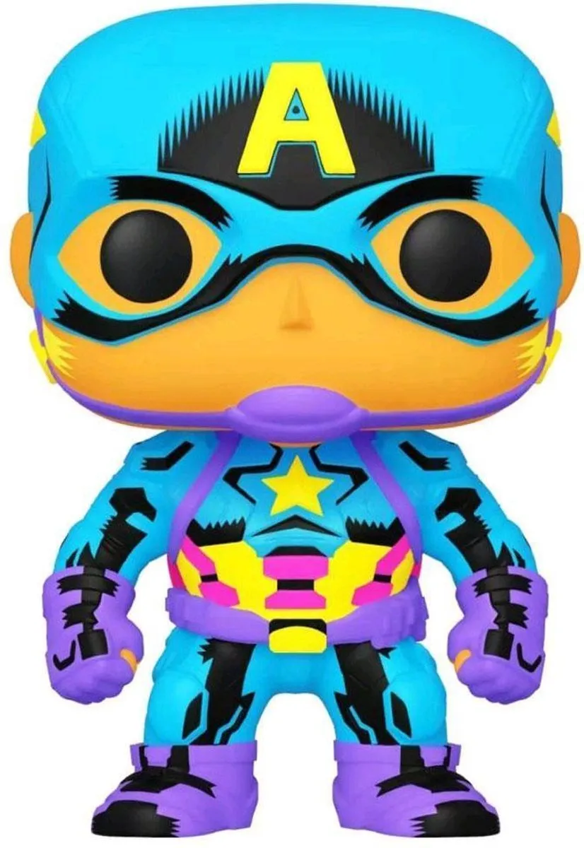 Marvel Funko POP! Captain America Verzamelfiguur 48845 - 9 cm - Multicolor