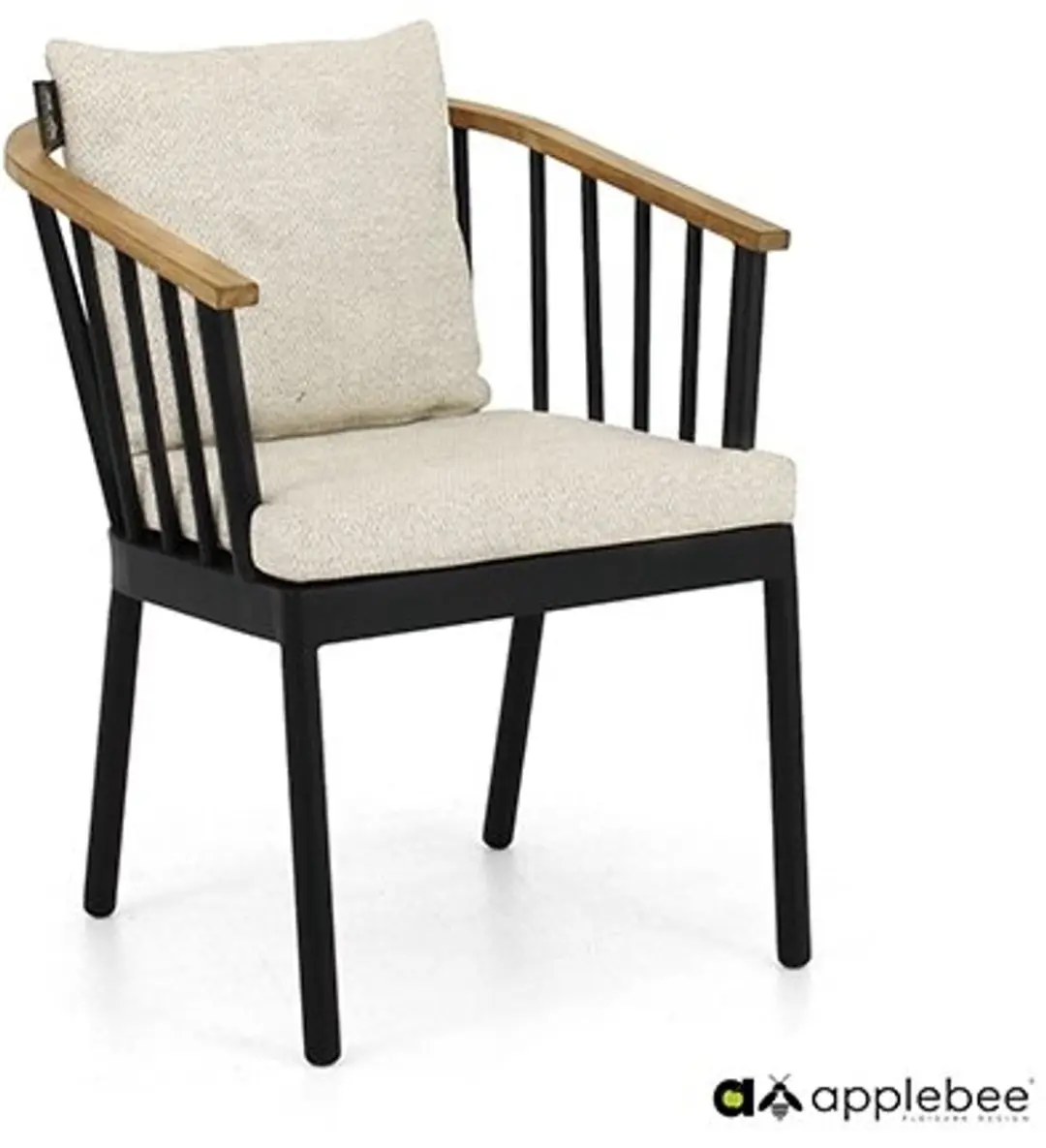 Apple Bee Condor Dining Tuinstoel - Zwart - afbeelding 2 van 5