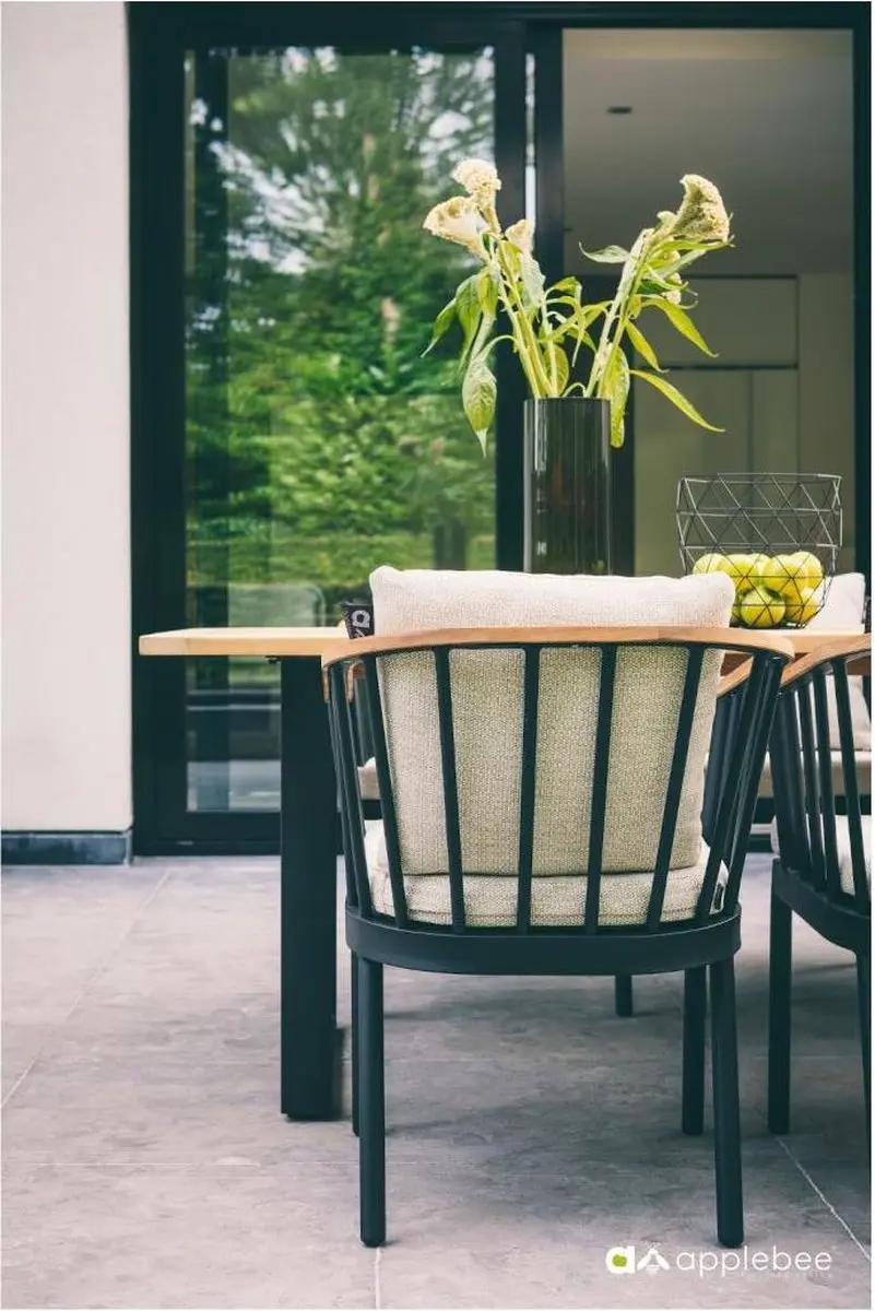 Apple Bee Condor Dining Tuinstoel - Zwart - afbeelding 5 van 5