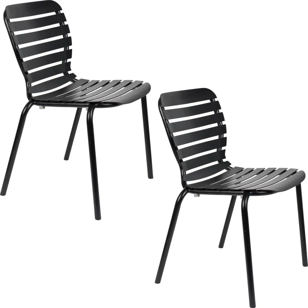Zuiver Vondel Tuinstoel Zwart