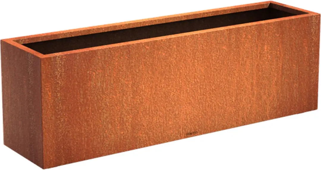 Intergard Cortenstaal plantenbak bloembak rechthoek 100x40x40cm