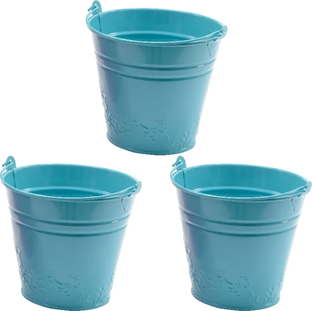 Decoris Bloempot/plantenpot bloemen relief
