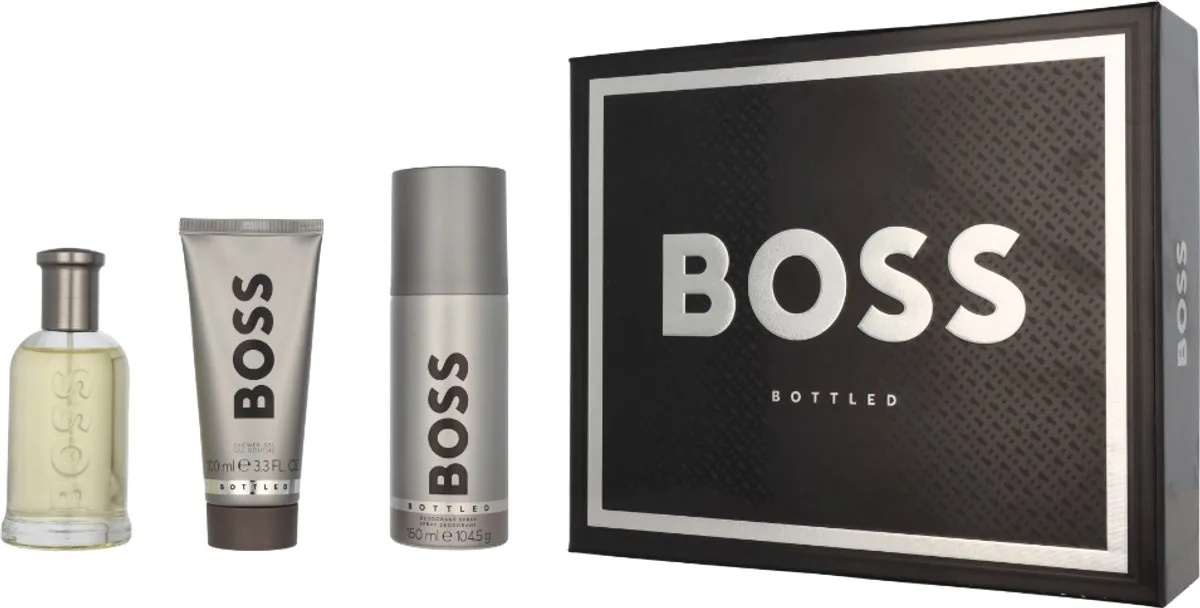 Hugo Boss Bottled Geschenkset - Douchegel, Deo & Parfum