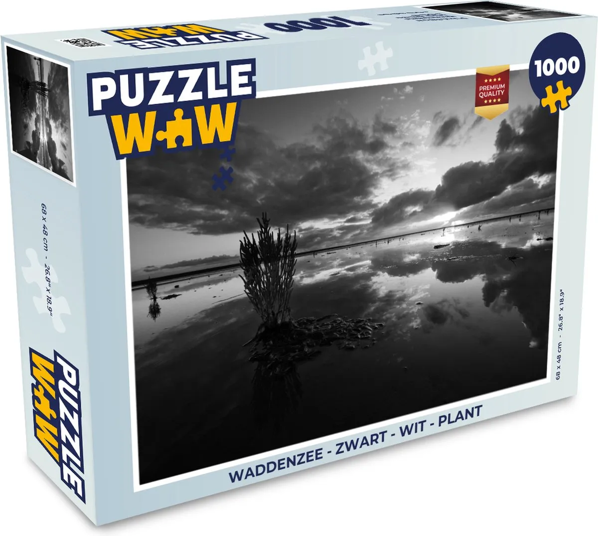 PuzzleWow Waddenzee Legpuzzel 1000 Stuks