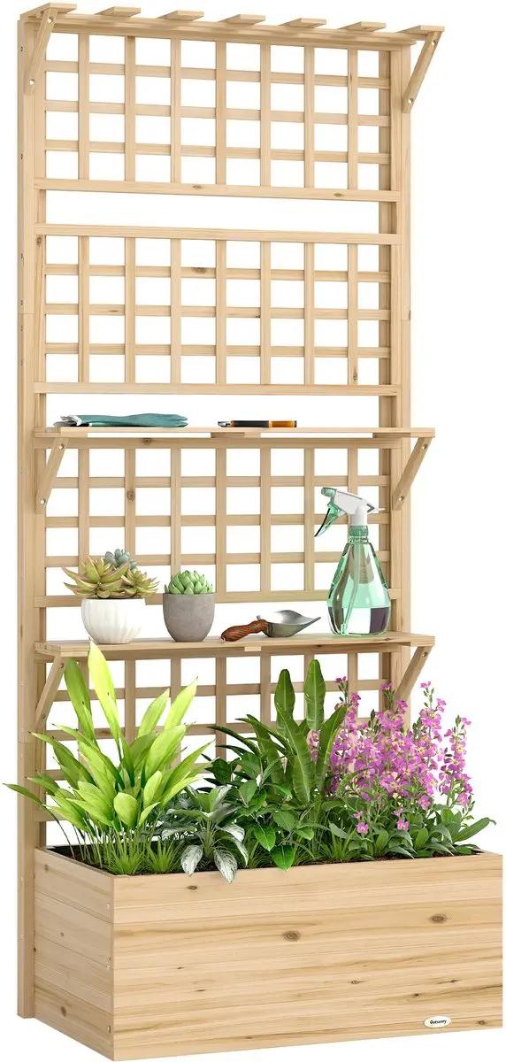 ECTEATOY® Plantenbak met Klimrek