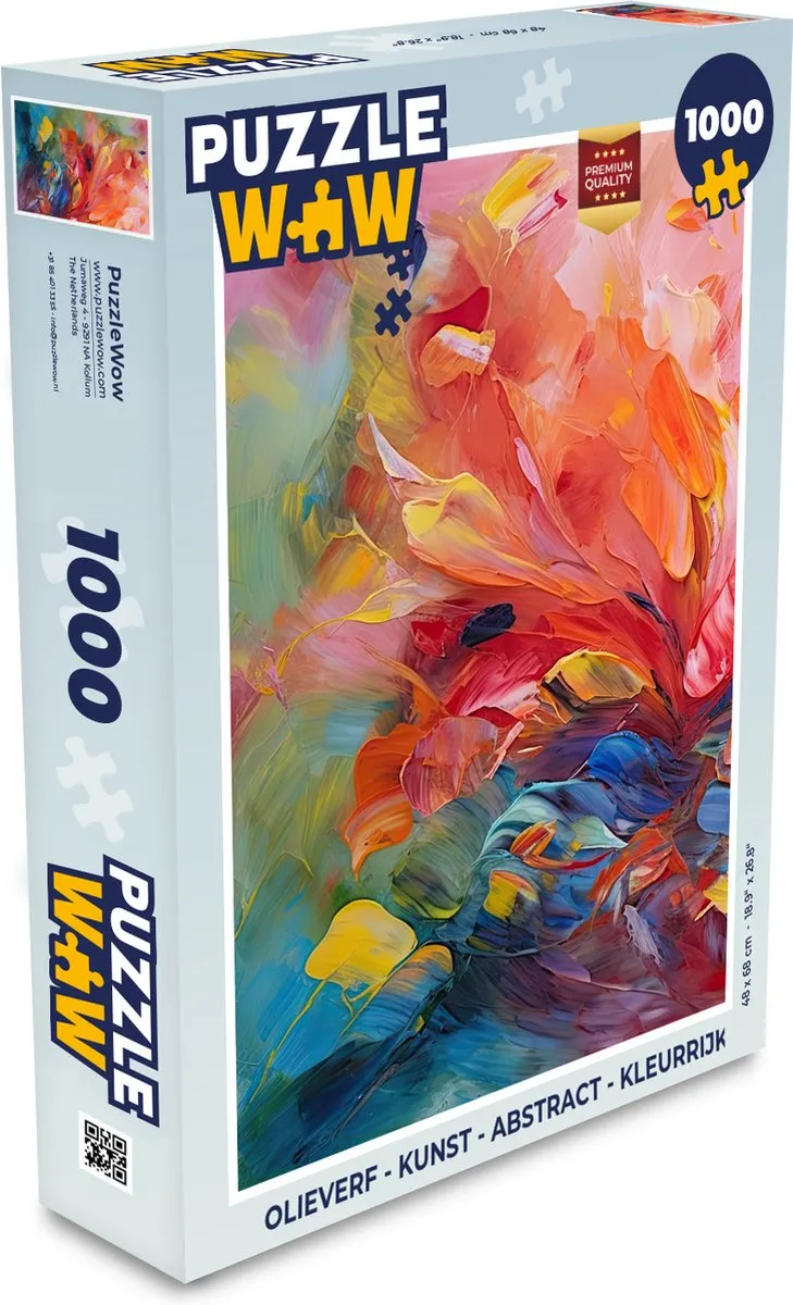 PuzzleWow Abstract Legpuzzel 1000 Stuks
