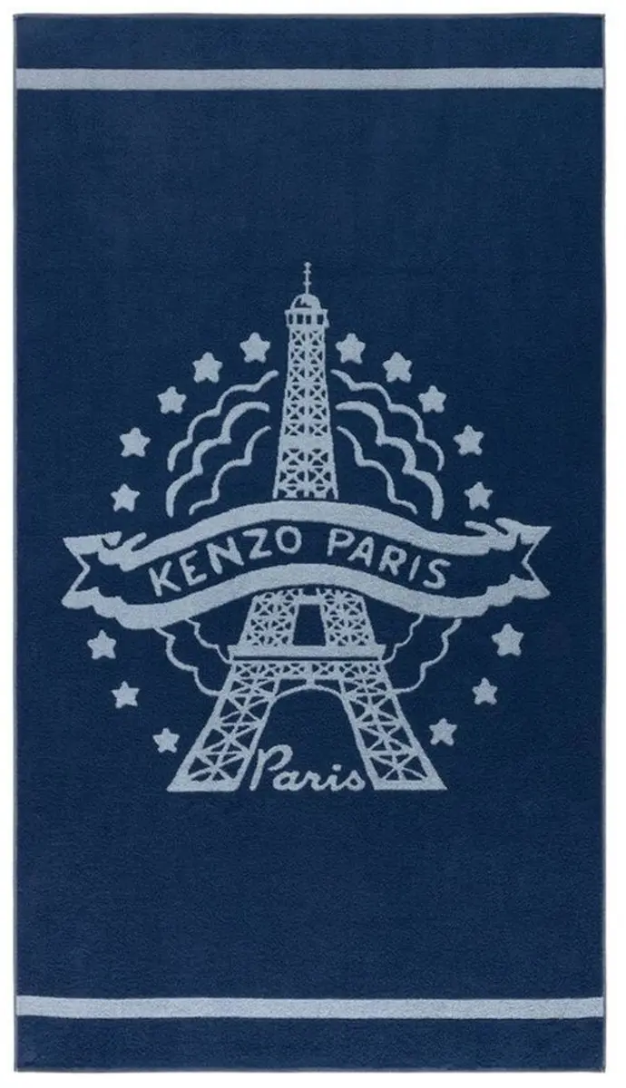 KENZO Keiffel Jean strandlaken van katoen 90 x 100 cm