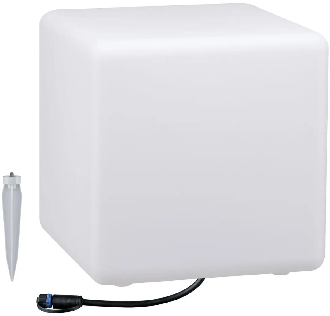 Paulmann Plug & Shine Cube LED Lichtobject 42cm Wit - afbeelding 3 van 6