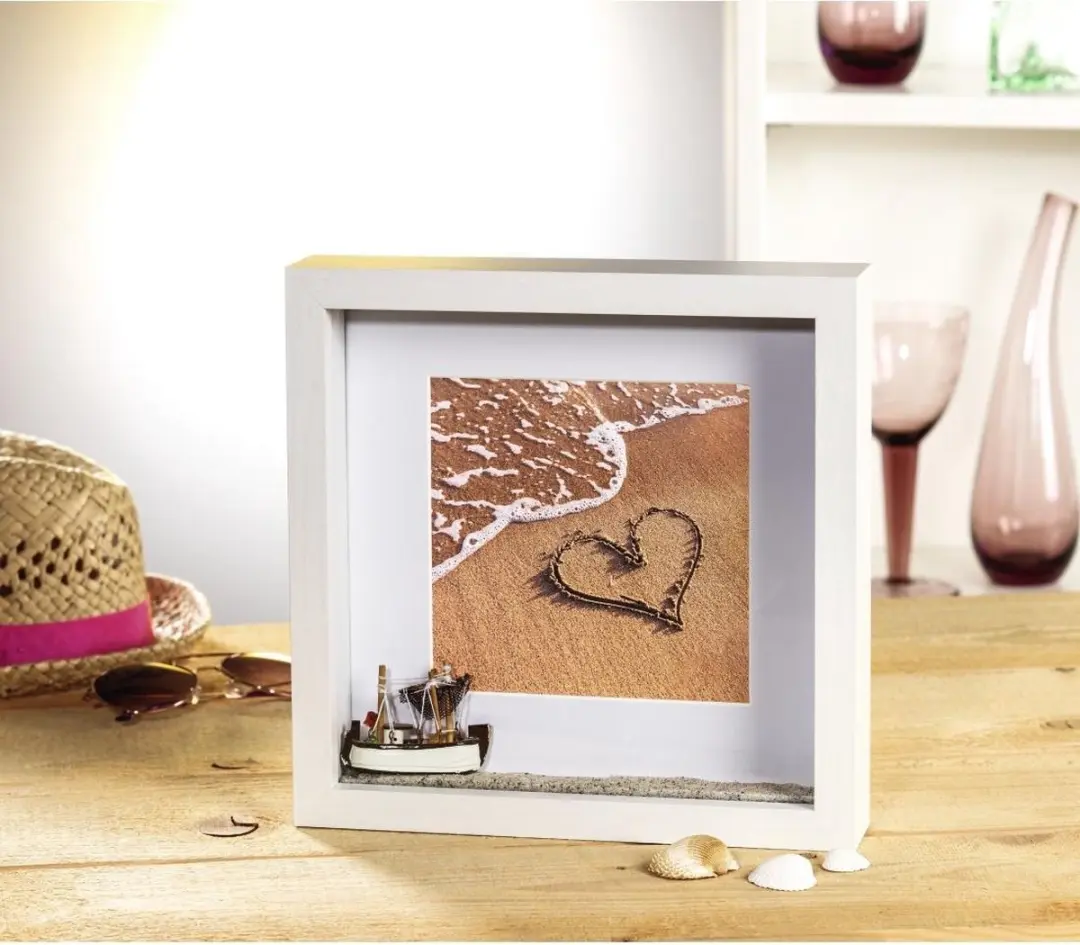 Hama Scala Fotolijst 23x23cm Taupe - afbeelding 5 van 6