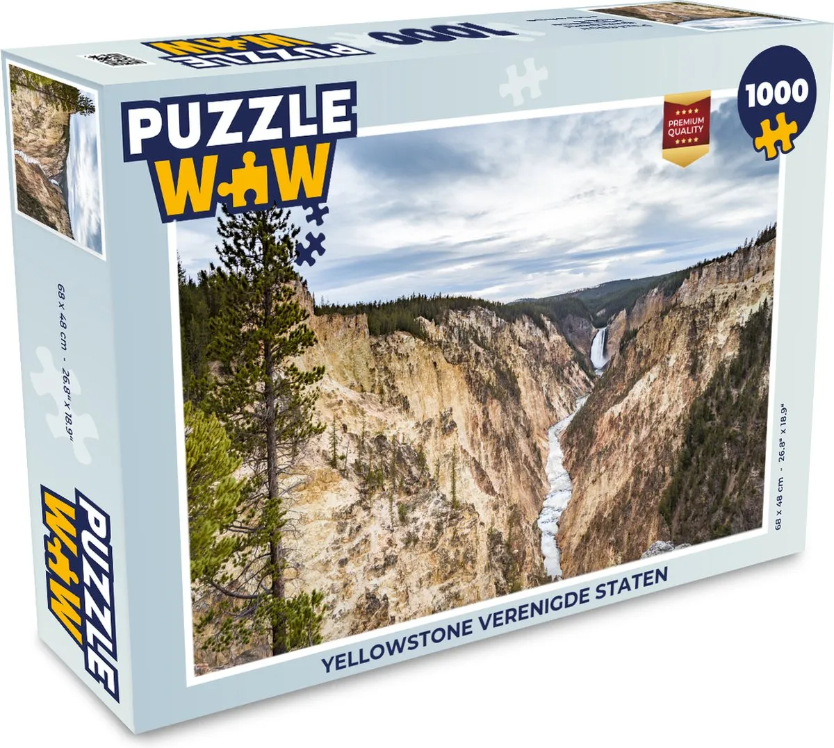 PuzzleWow Yellowstone Legpuzzel 1000 Stuks - Multicolor