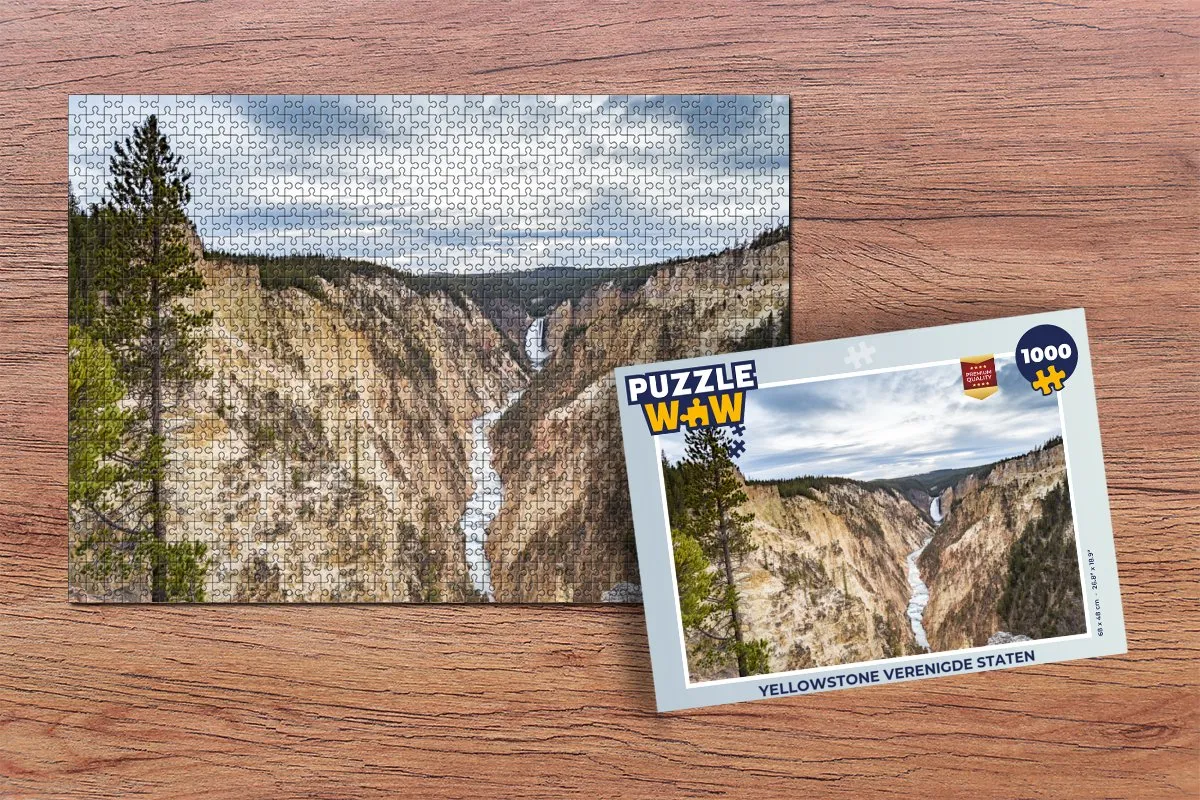 PuzzleWow Yellowstone Legpuzzel 1000 Stuks - Multicolor