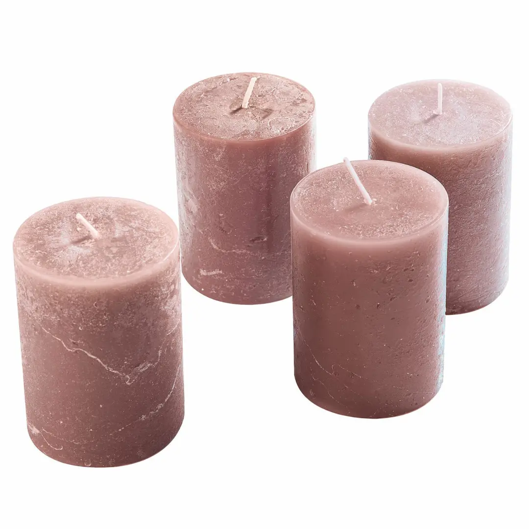Loberon Virrans Kaarsen - 4 Stuks Roze - afbeelding 2 van 6