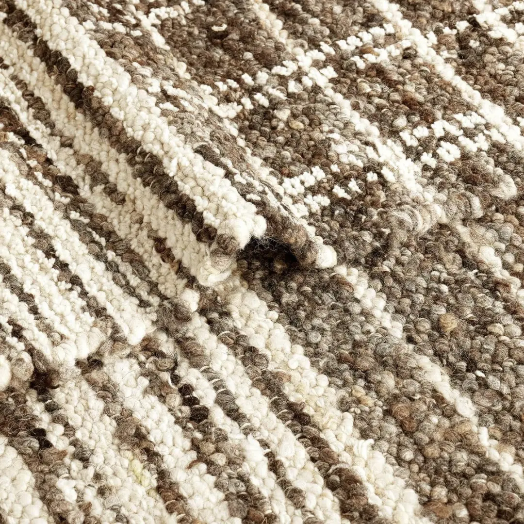 Loberon Berinique Vloerkleed - bruin/beige - afbeelding 2 van 6