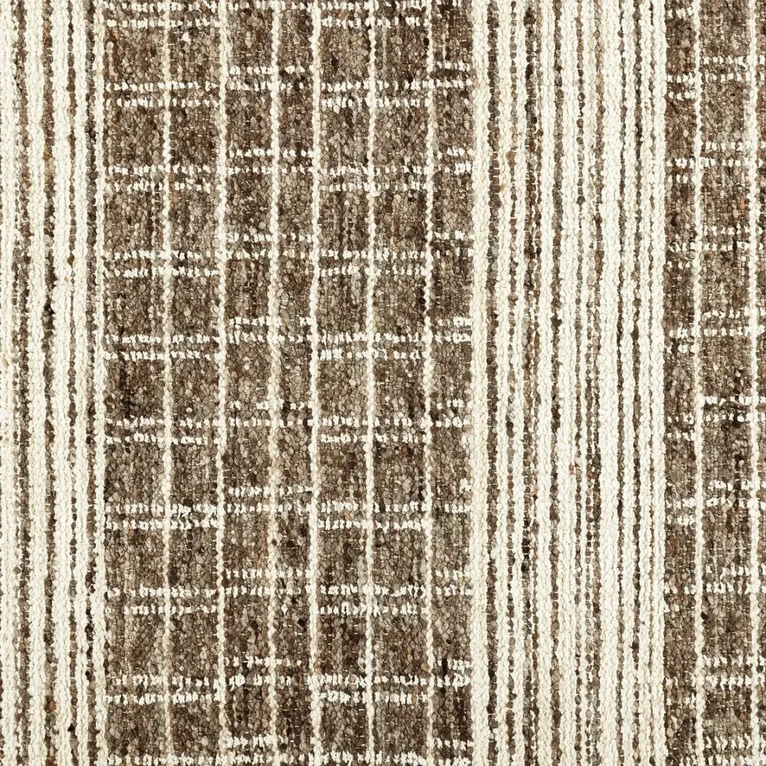 Loberon Berinique Vloerkleed - bruin/beige - afbeelding 5 van 6