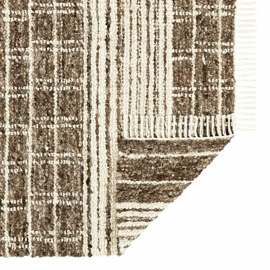 Loberon Berinique Vloerkleed - bruin/beige - afbeelding 3 van 6