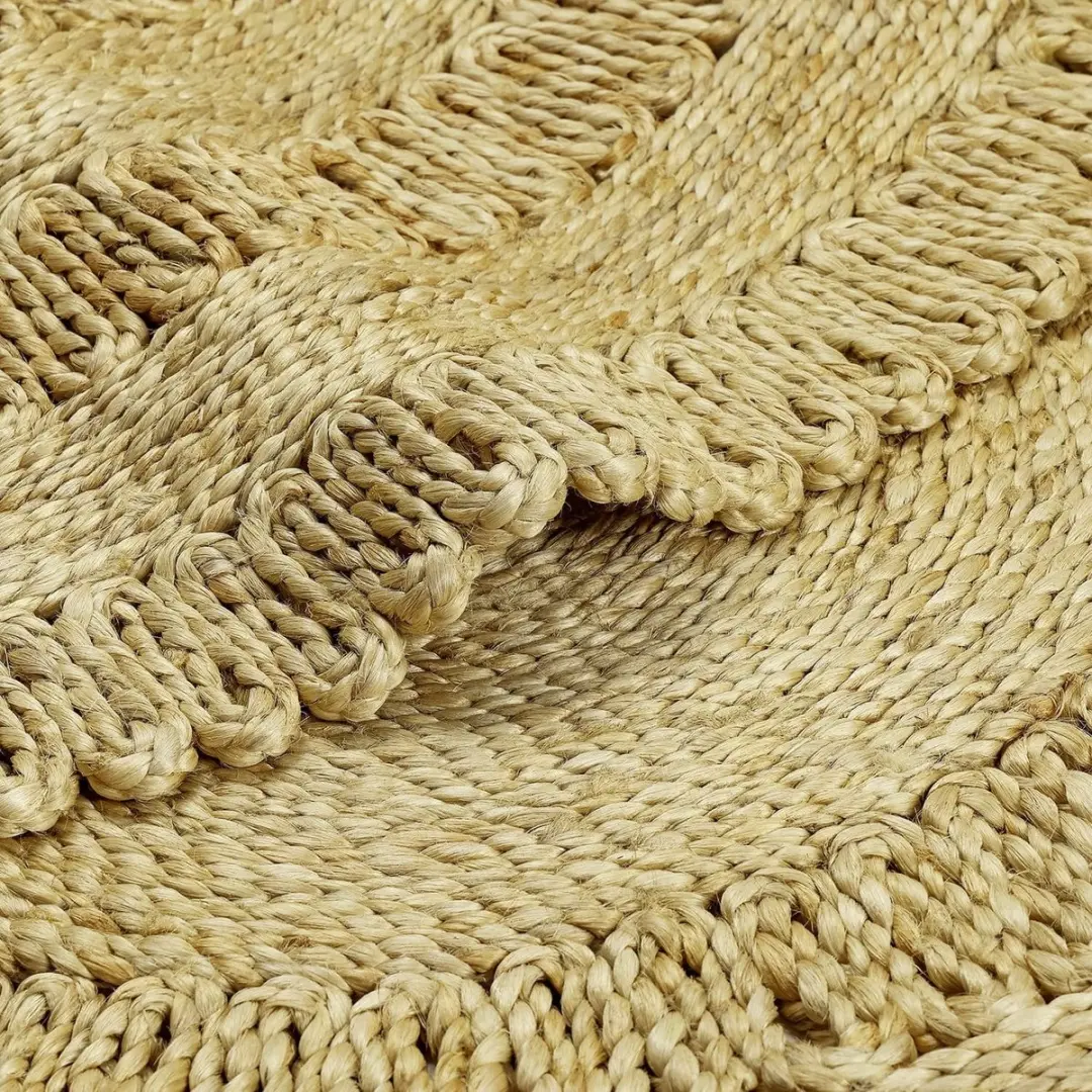 Loberon Arendel Vloerkleed 150cm - Bruin - afbeelding 4 van 6