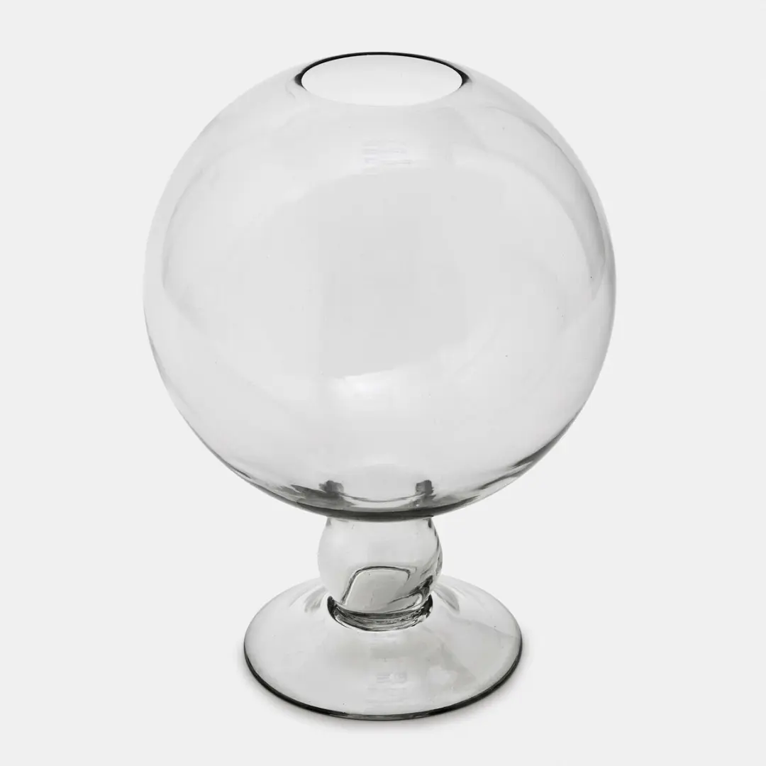 Loberon Marsetta Vaas - Ø19cm Heldere Glas - afbeelding 3 van 6